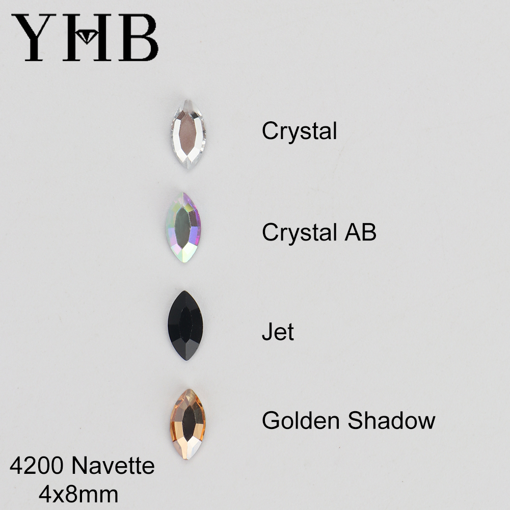 YHB Glitter Crystal Cristales  - Platinum 8280 ulasan dan harga