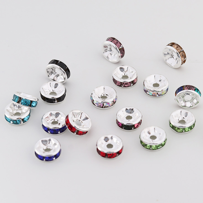 50pcs 4 6 8 10 12mm Rhinestone - Gold 6138 ulasan dan harga